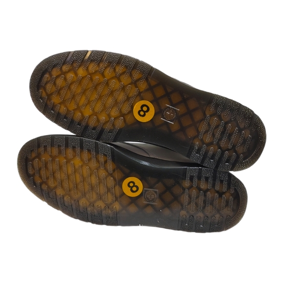 Dr. Martens Zavala White Leather Lace Up High Top Combat Boots Mens Size 8 - Picture 7 of 8